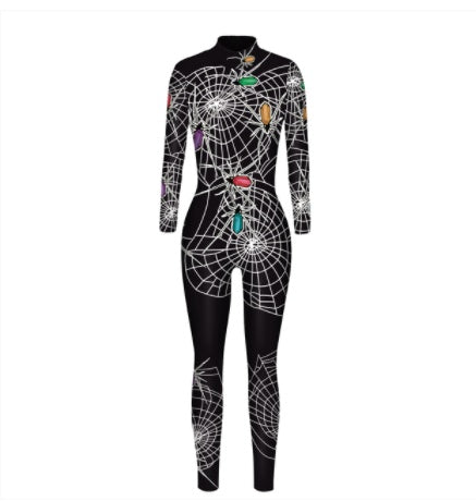 Women One Piece Catsuit Costume Halloween